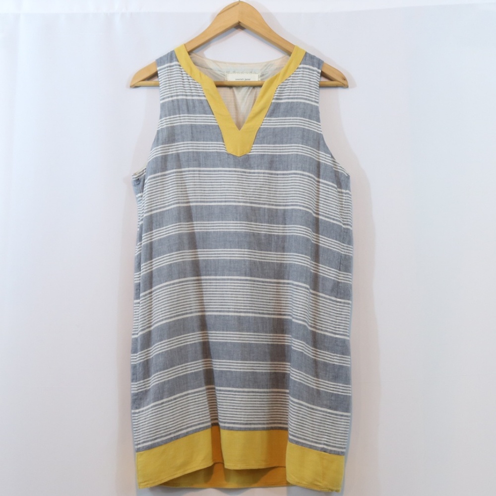 Sweet Jane Striped Cotton Sleeveless Top